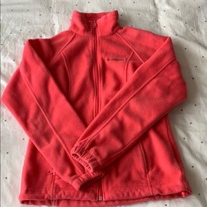 Columbia Pink Zip-Up Fleece